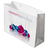 Kerstmis Large Cadeautasje (Achterkant Gekanteld)