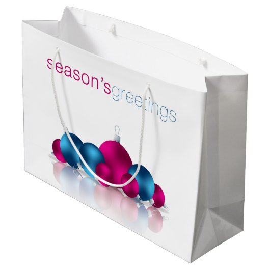 Kerstmis Large Cadeautasje (Achterkant Gekanteld)