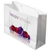 Kerstmis Large Cadeautasje (Voorkant Gekanteld)