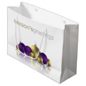 Kerstmis Large Cadeautasje (Voorkant Gekanteld)