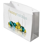 Kerstmis Large Cadeautasje (Achterkant Gekanteld)