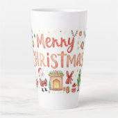 Kerstmis Latte mok (Voorkant)