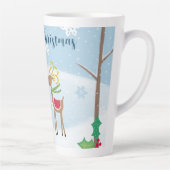 Kerstmis Latte Mok (Rechts)