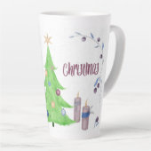 Kerstmis Latte Mok (Rechterhoek)