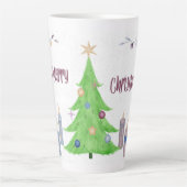 Kerstmis Latte Mok (Voorkant)