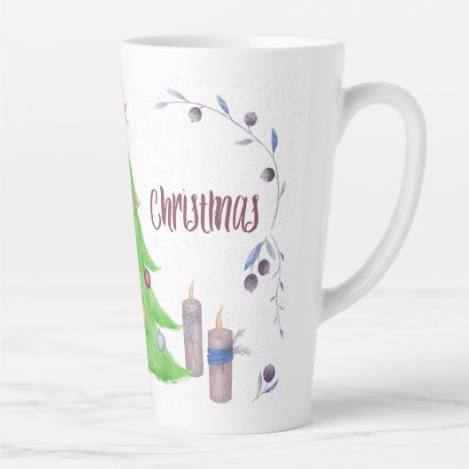 Kerstmis Latte Mok (Rechts)