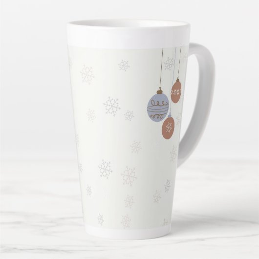 kerstmis latte mok (Rechterhoek)