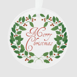 Kerstmis Laurier Ornament