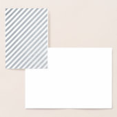 Kerstmis lege kerstkaart folie kaarten (Display)