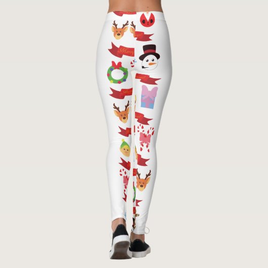 Kerstmis Leggings (Achterkant)
