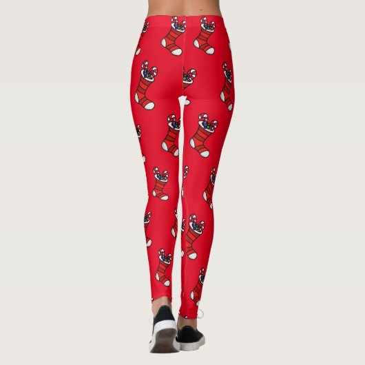 Kerstmis Leggings (Achterkant)