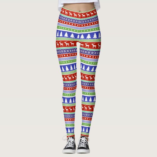 Kerstmis Leggings (Voorkant)