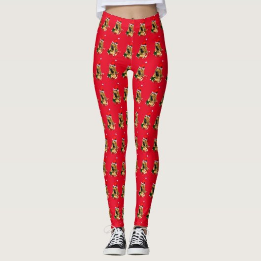 Kerstmis Leggings (Voorkant)
