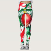 Kerstmis Leggings (Voorkant)
