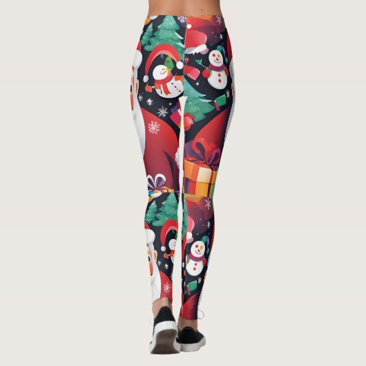 Kerstmis Leggings (Achterkant)