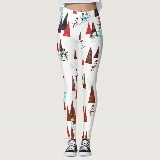 Kerstmis Leggings (Voorkant)