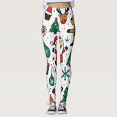 Kerstmis Leggings (Voorkant)