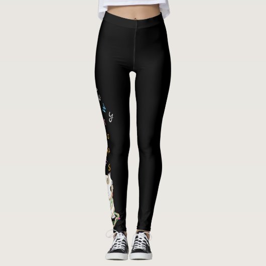 Kerstmis Leggings (Voorkant)