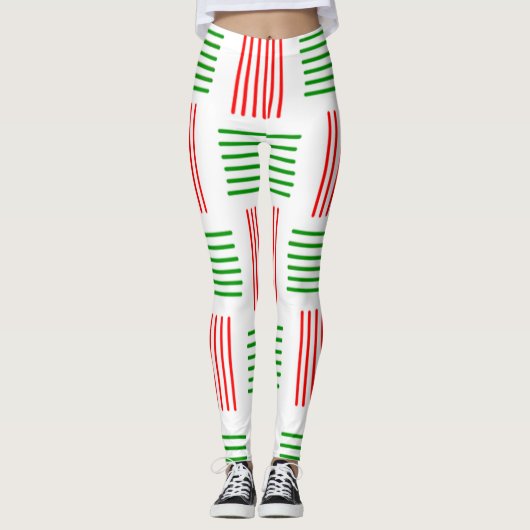 Kerstmis Leggings (Voorkant)