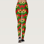 kerstmis - leggings emoji xmas (Achterkant)