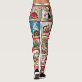 Kerstmis Leggings Kaarten Vrouwenreuzen (Achterkant)