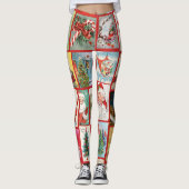 Kerstmis Leggings Kaarten Vrouwenreuzen (Voorkant)
