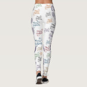 Kerstmis, Leggings met vrolijk kerstfeest (Achterkant)