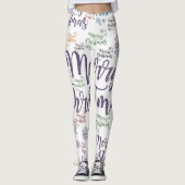 Kerstmis, Leggings met vrolijk kerstfeest (Voorkant)
