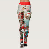 Kerstmis Leggings personaliseren laat het sneeuwen (Achterkant)