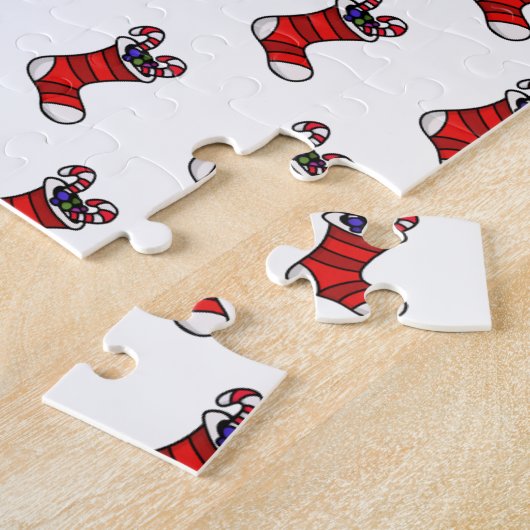 Kerstmis Legpuzzel (Zijkant)