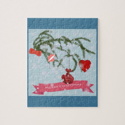 Kerstmis Legpuzzel (Verticaal)