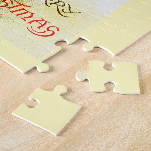 Kerstmis Legpuzzel (Zijkant)