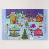 Kerstmis Legpuzzel (Horizontaal)