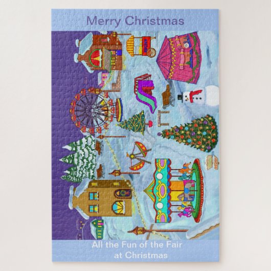 Kerstmis Legpuzzel (Verticaal)
