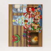 Kerstmis Legpuzzel (Verticaal)