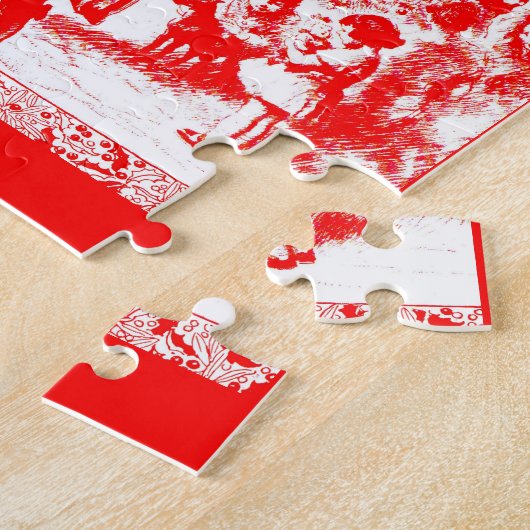 Kerstmis Legpuzzel (Zijkant)