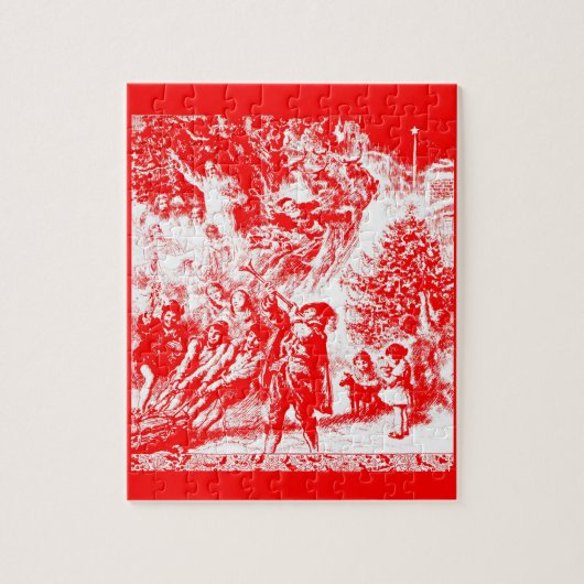 Kerstmis Legpuzzel (Verticaal)