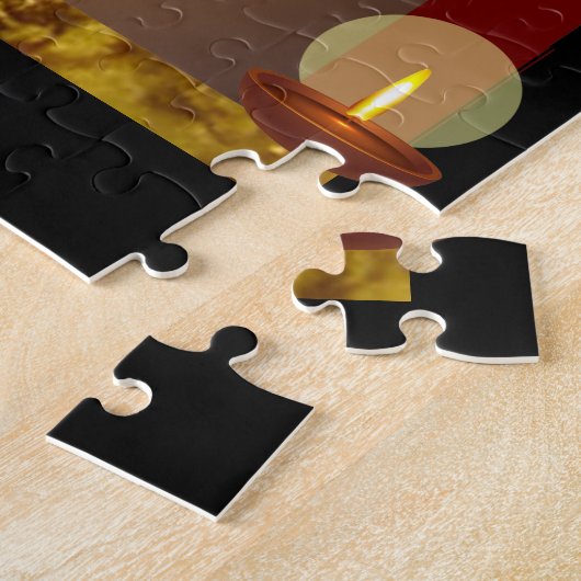 Kerstmis Legpuzzel (Zijkant)