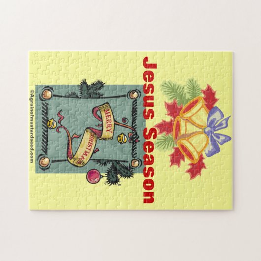 Kerstmis Legpuzzel (Horizontaal)