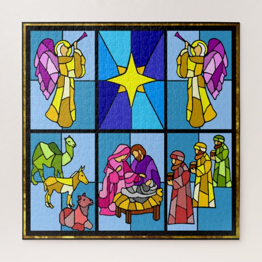 Kerstmis Legpuzzel (Verticaal)