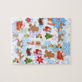 Kerstmis Legpuzzel (Horizontaal)