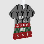 Kerstmis lelijk trui naam ornament (voorkant)