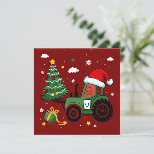 Kerstmis Lelijke Kerst Morsige Kerst Kerstman Rend Feestdagenkaart