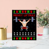 Kerstmis, lelijke kerstvakantie acryl bord (Huwelijk)