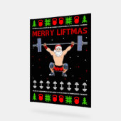 Kerstmis, lelijke kerstvakantie acryl bord (Hoek)