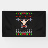 Kerstmis, lelijke kerstvakantie spandoek (Horizontaal)