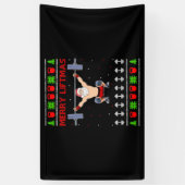 Kerstmis, lelijke kerstvakantie spandoek (Verticaal)