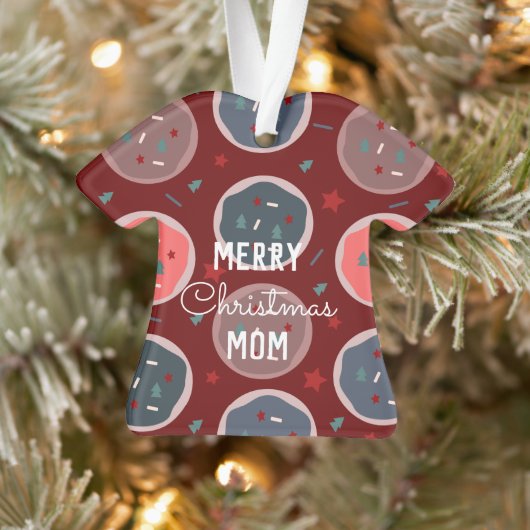 Kerstmis lelijke trui koekjes naam ornament (Boom)