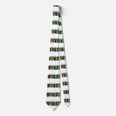 kerstmis leopard stropdas (Voorkant)