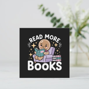 Kerstmis Leraar Lees Meer Boeken Grappig Feestdagenkaart
